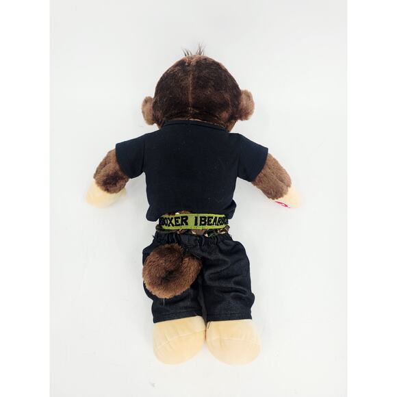Build A Bear Workshop Tuxedo Tee Monkey Plush 18” Stuffed Animal w/Outfit - Picture 2 of 9